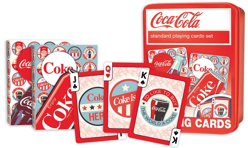 MasterPieces Officially Licensed Coca Cola 2 Pack Playing Cards - 54 Card Deck for Adults - Image 4